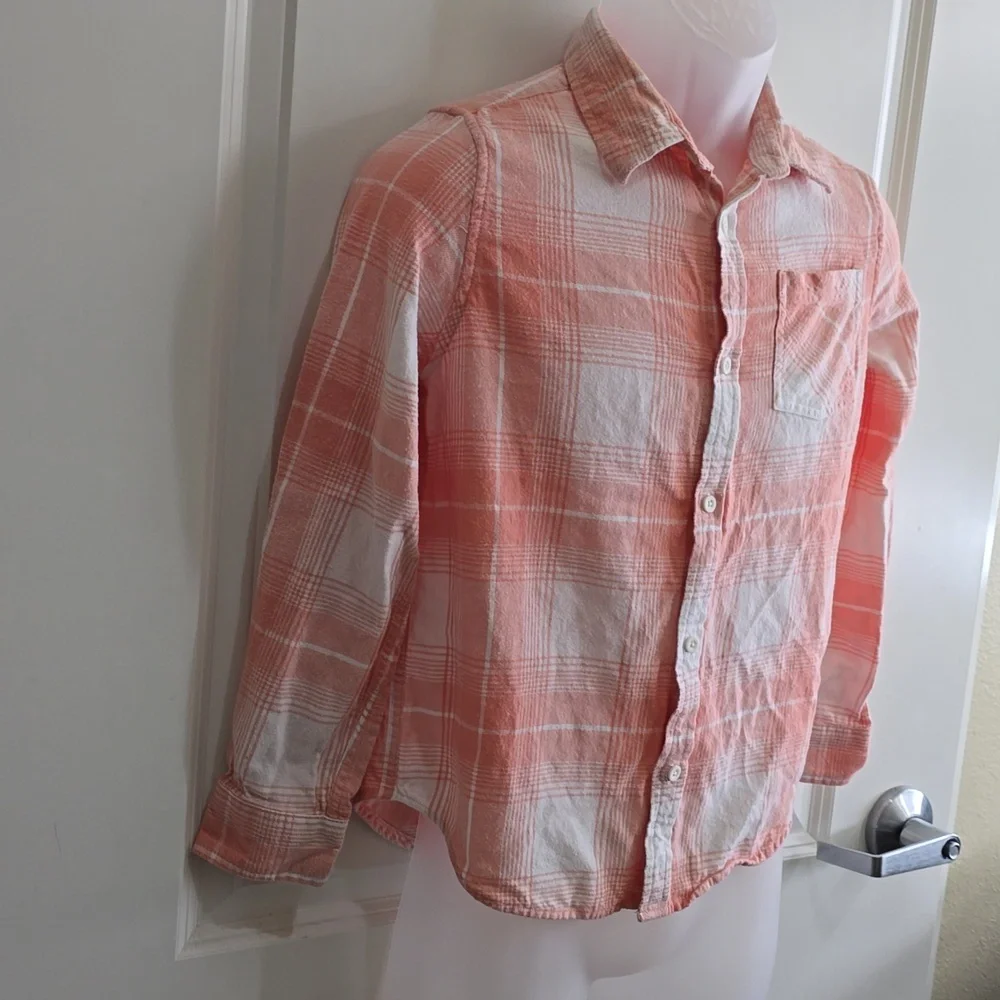 Outdoor Kids Plaid Button Down Long Sleeve From Bass‎ Pro Shops Size XL